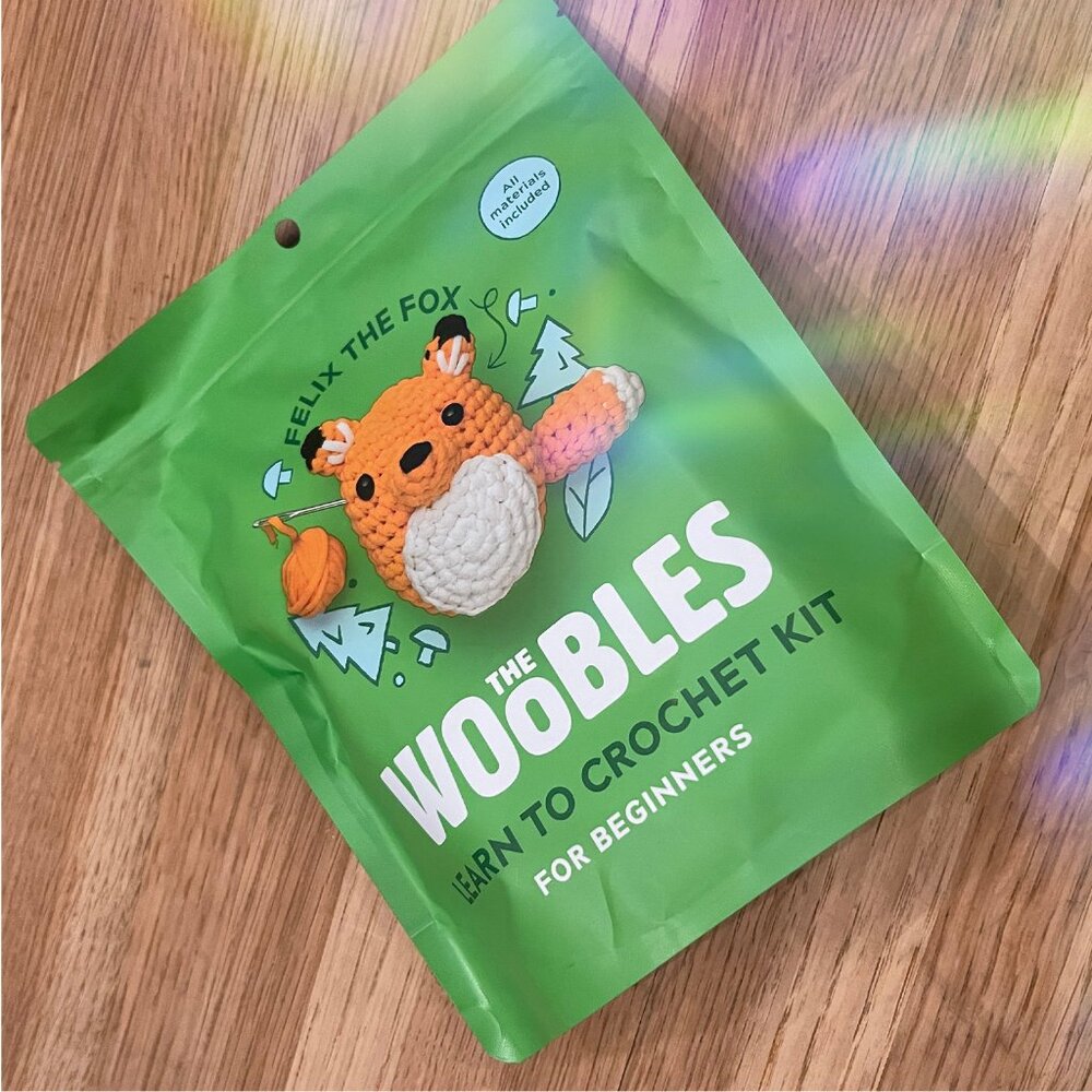 Woobles Felix the Fox Crochet Kit. Brand new never opened